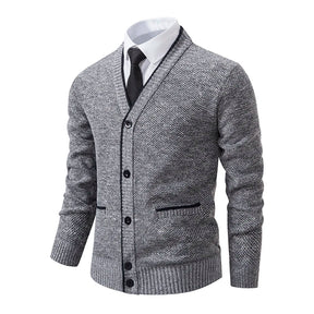 Cardigan Masculino Social Slim Galaxy