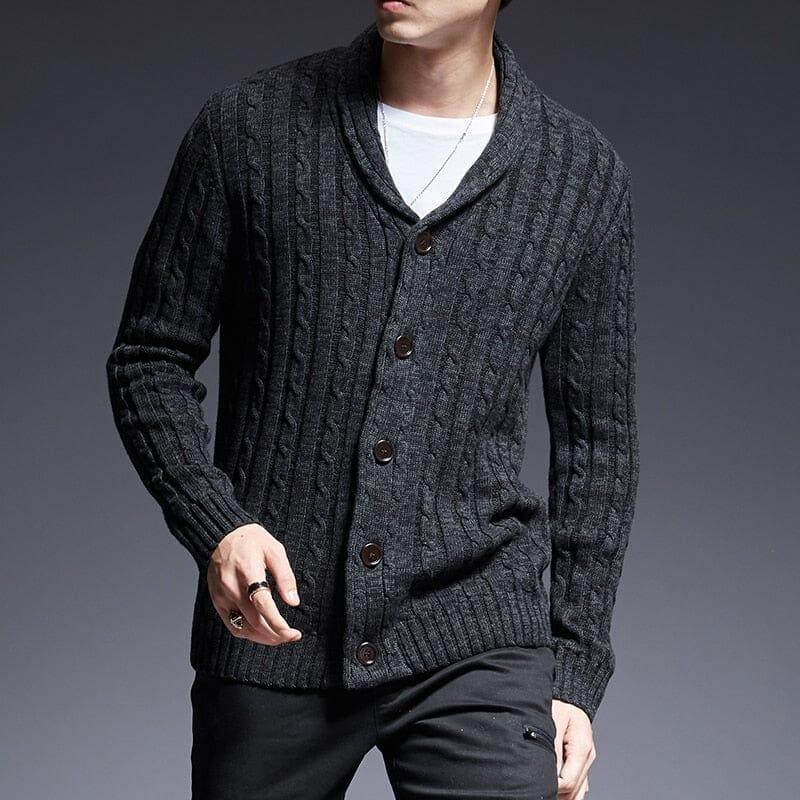 Cardigan Masculino em Algodão Pima Urban